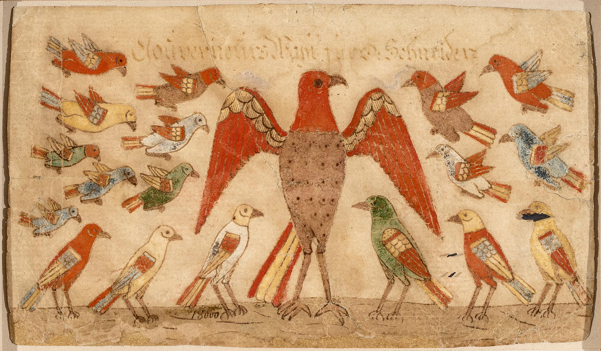 2013.0031.101 A Fraktur, view 1