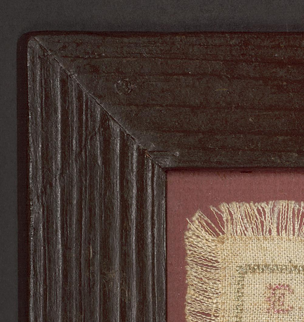 2013.0031.137 A,B Sampler and Frame, Detail