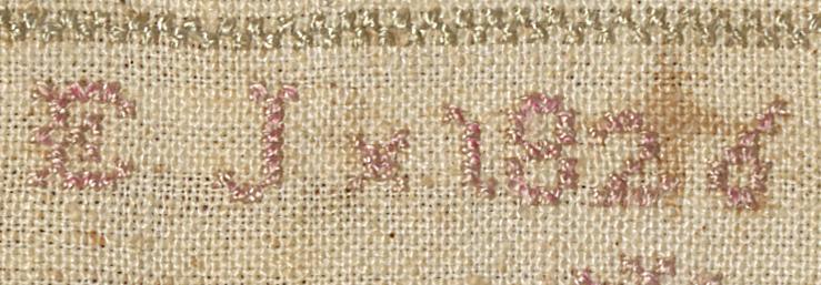 2013.0031.137 A Sampler, Detail 2