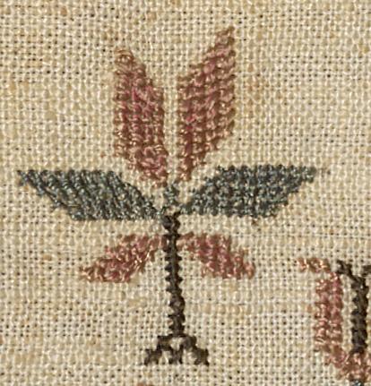 2013.0031.137 A Sampler, Detail 3