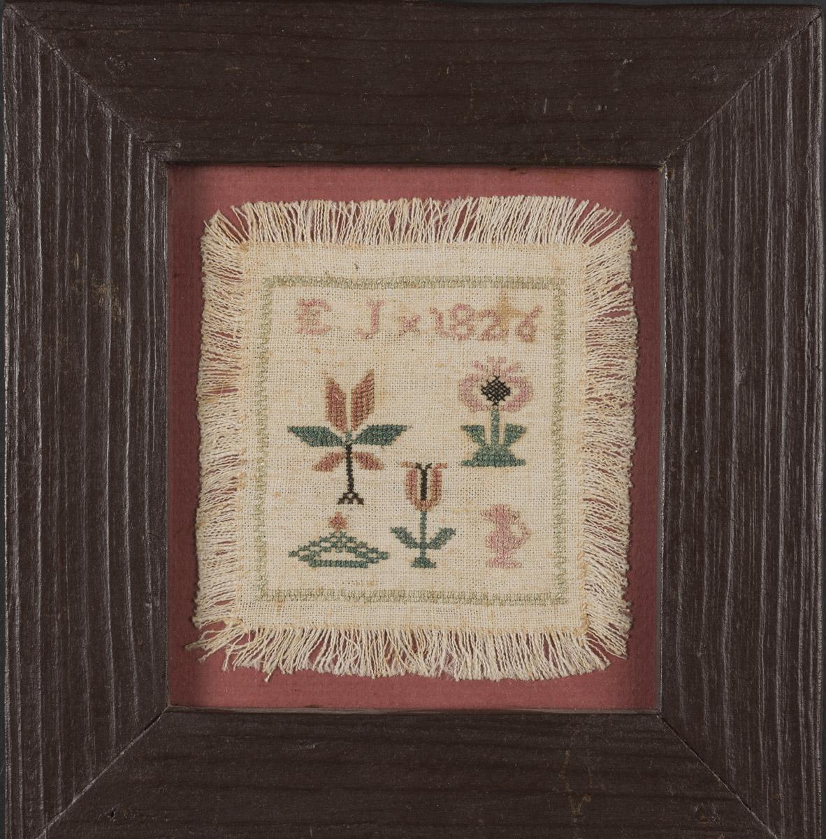 2013.0031.137 A, B Sampler and Frame, view 1