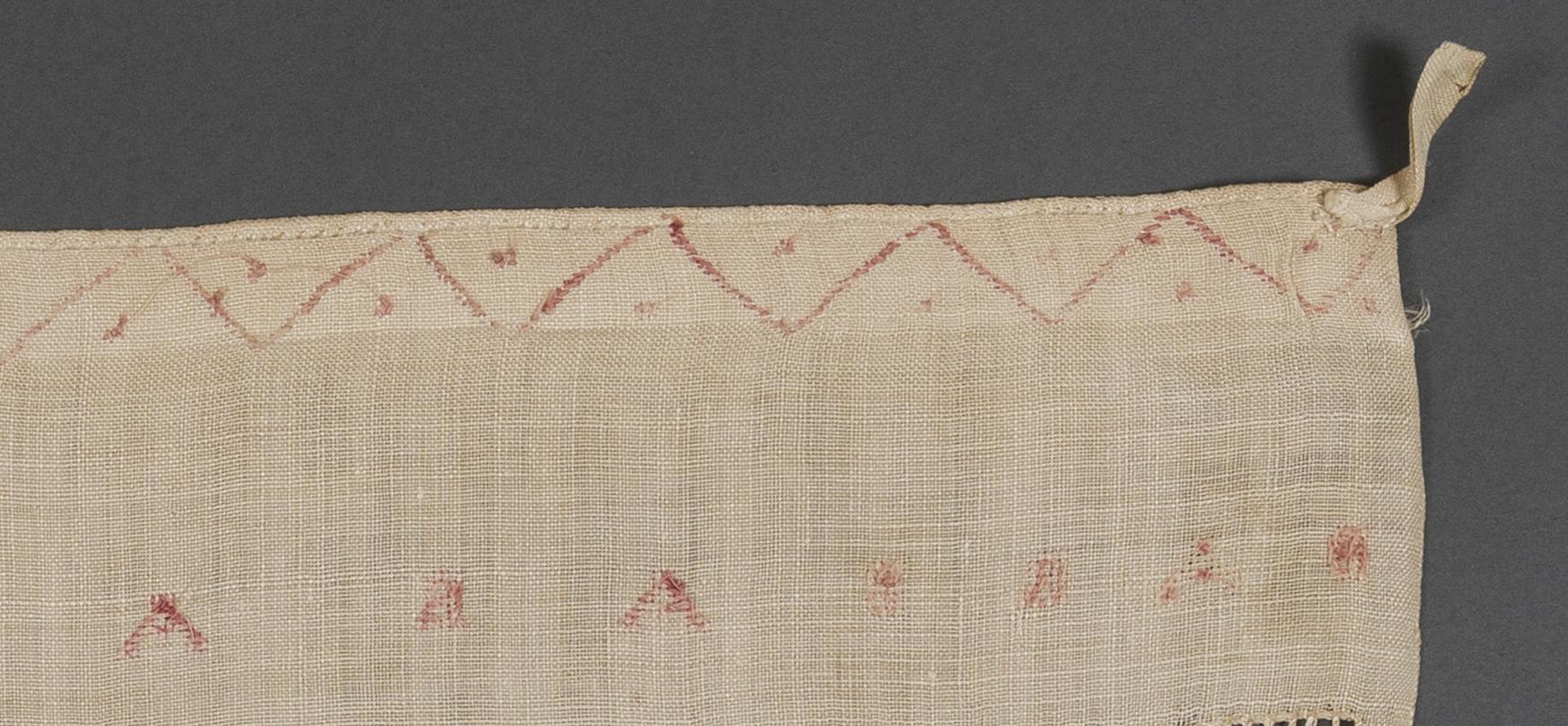 2013.0031.148 Towel, detail 2, reverse