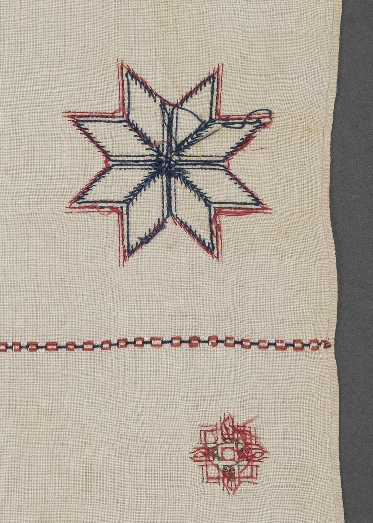 2013.0031.151 Towel, reverse, detail 6
