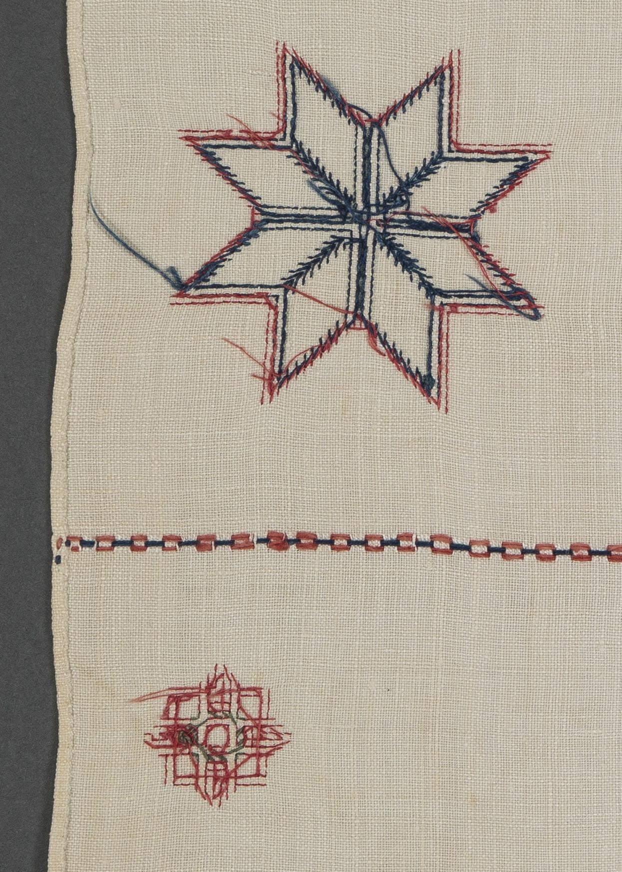 2013.0031.151 Towel, reverse, detail 8