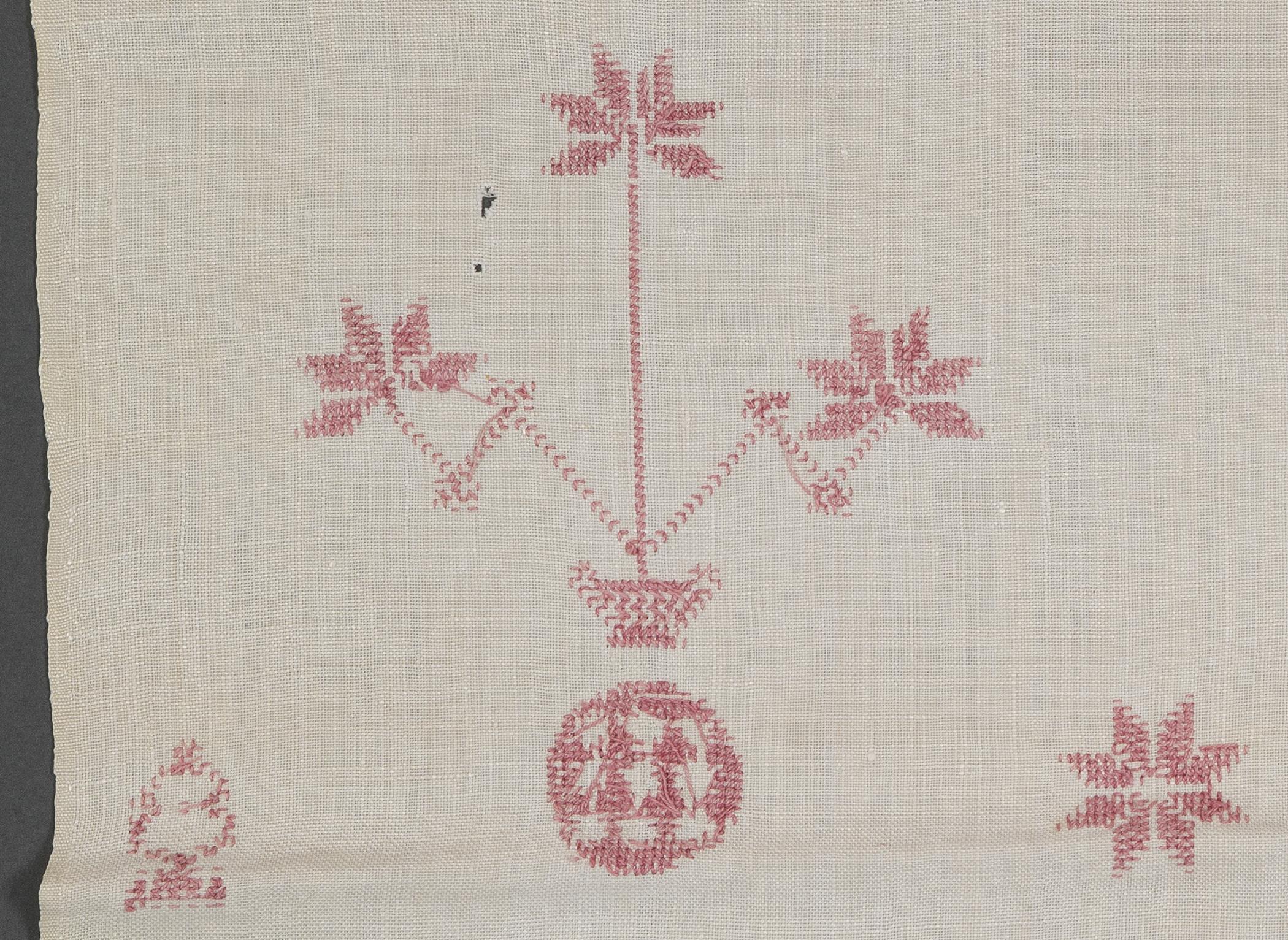 2013.0031.158 Towel, reverse, detail 7
