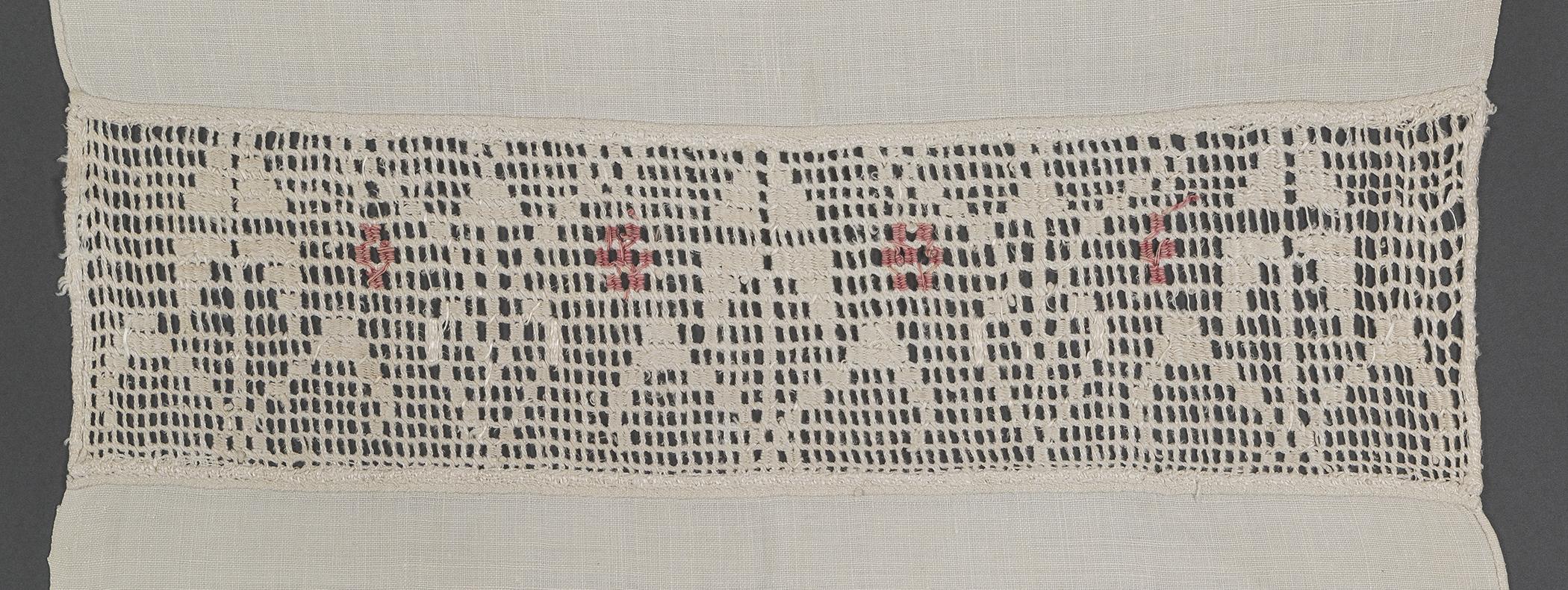 2013.0031.160 Towel, reverse, detail 1