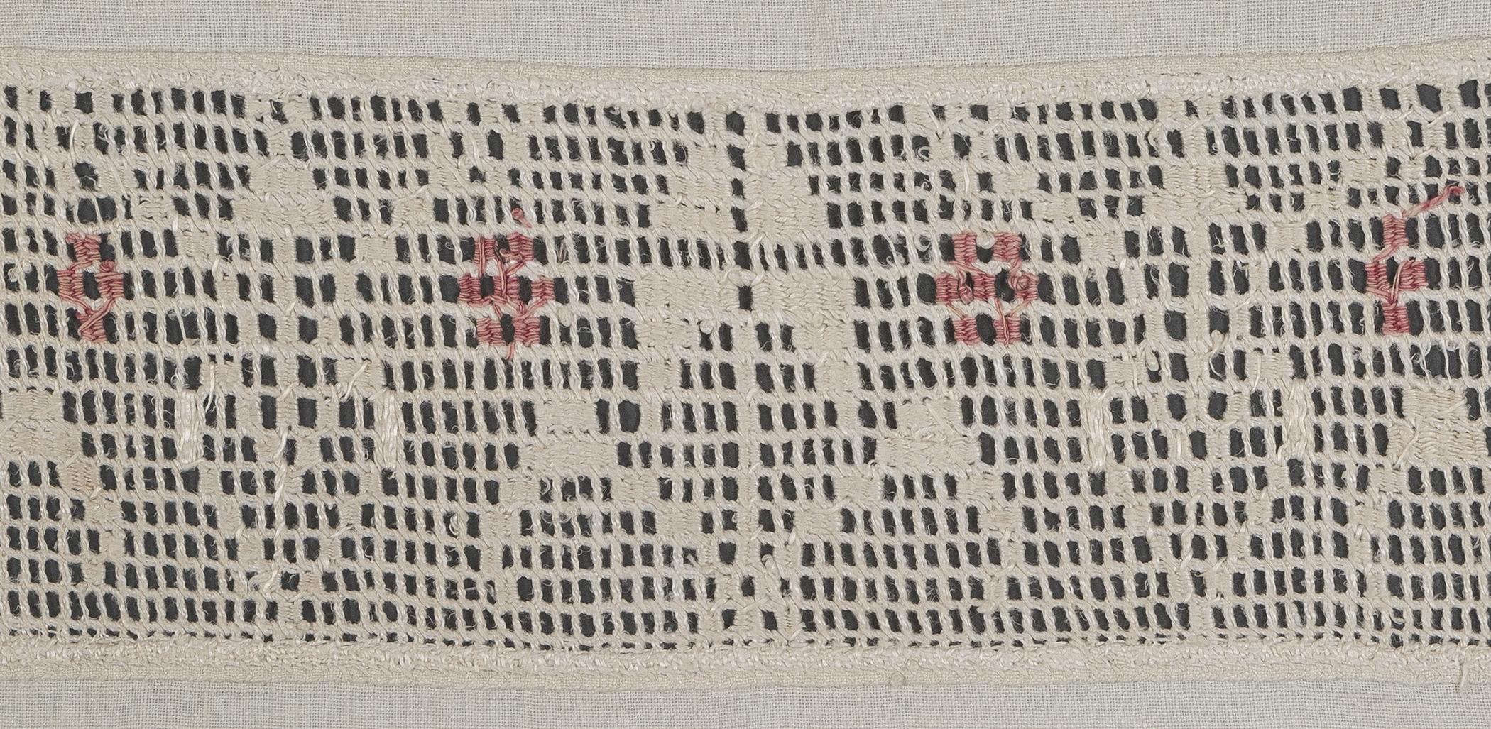 2013.0031.160 Towel, reverse, detail 2