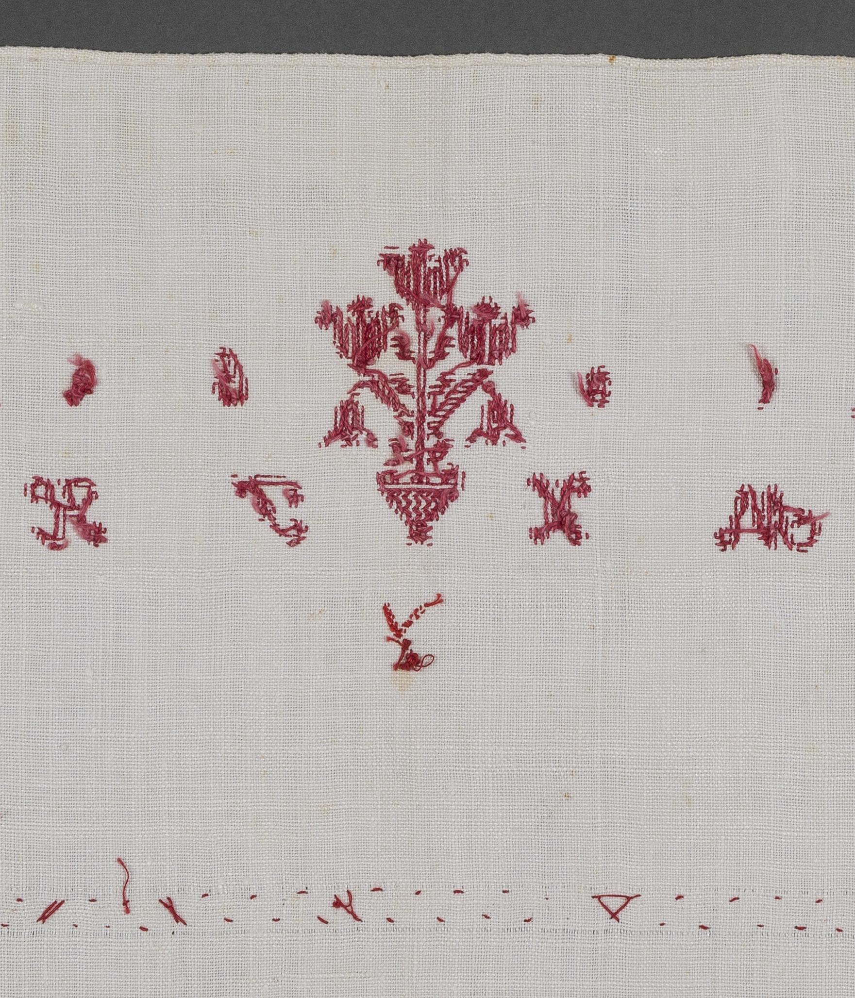 2013.0031.171 Towel, reverse, detail 3