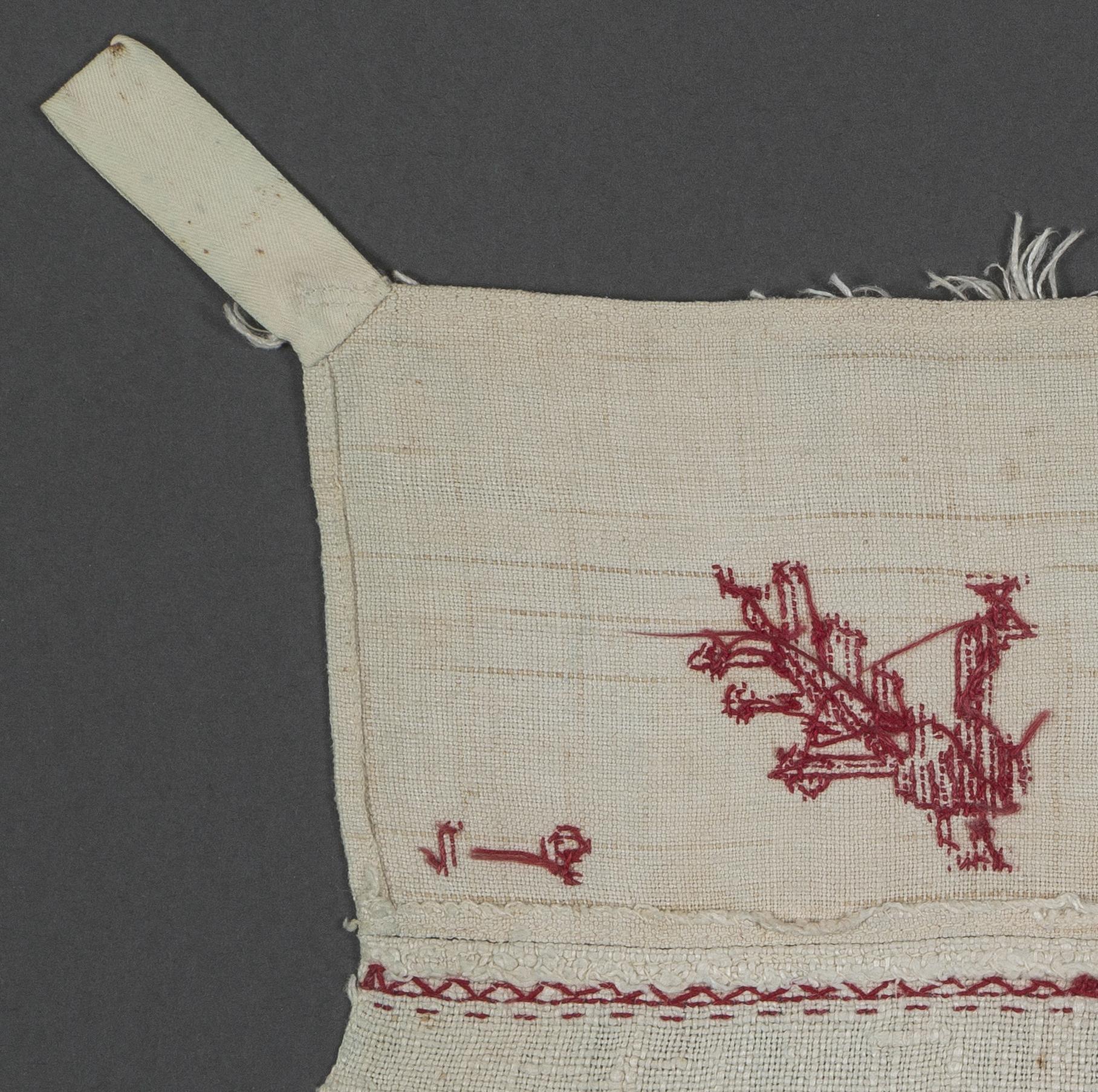 2013.0031.175 Towel, reverse, detail 4
