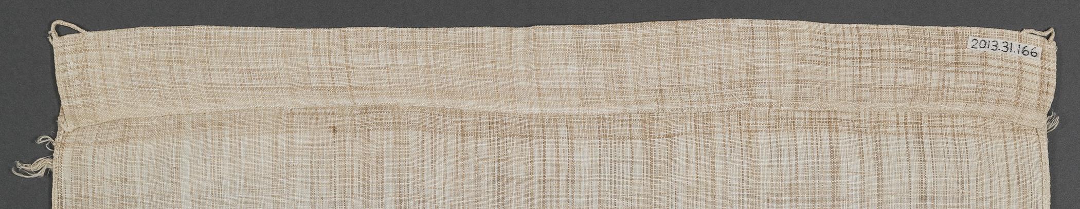 2013.0031.166 Towel, reverse, detail 2