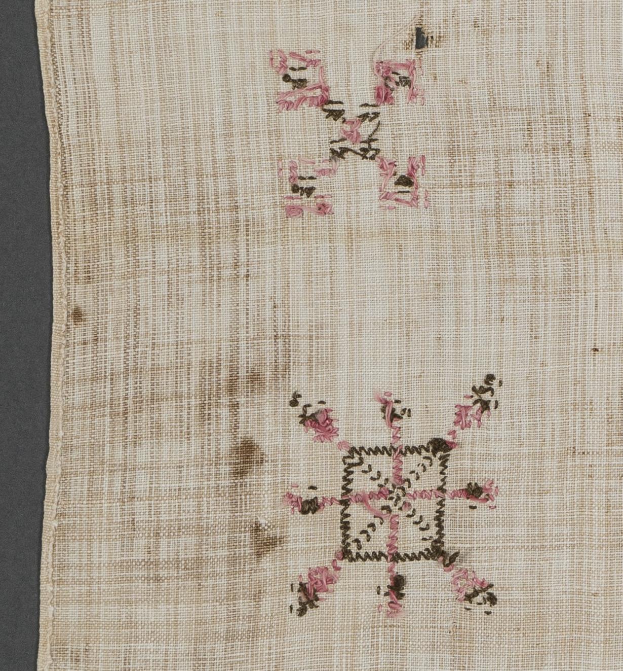 2013.0031.166 Towel, reverse, detail 5