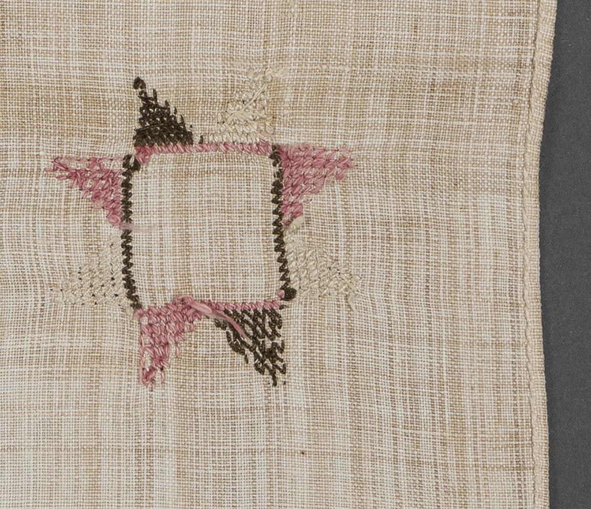 2013.0031.166 Towel, reverse, detail 8