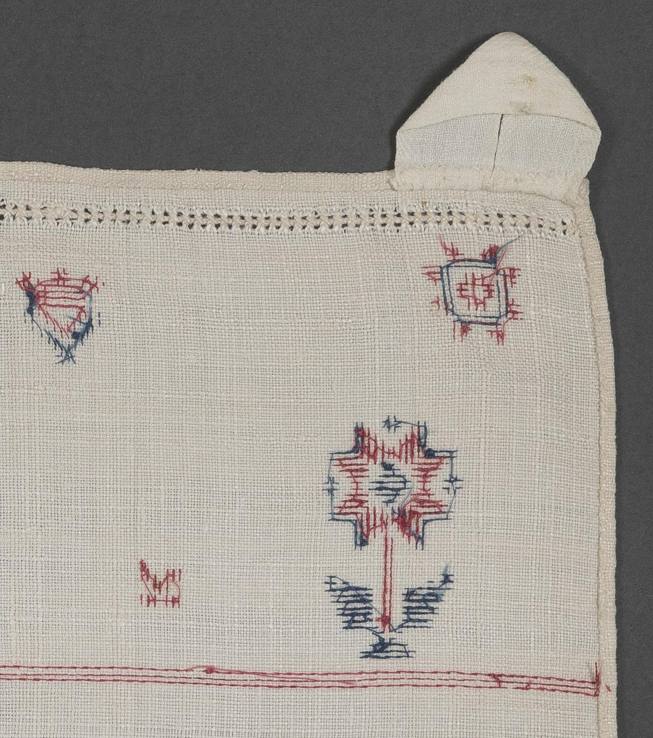 2013.0031.168 Towel, reverse, detail 2