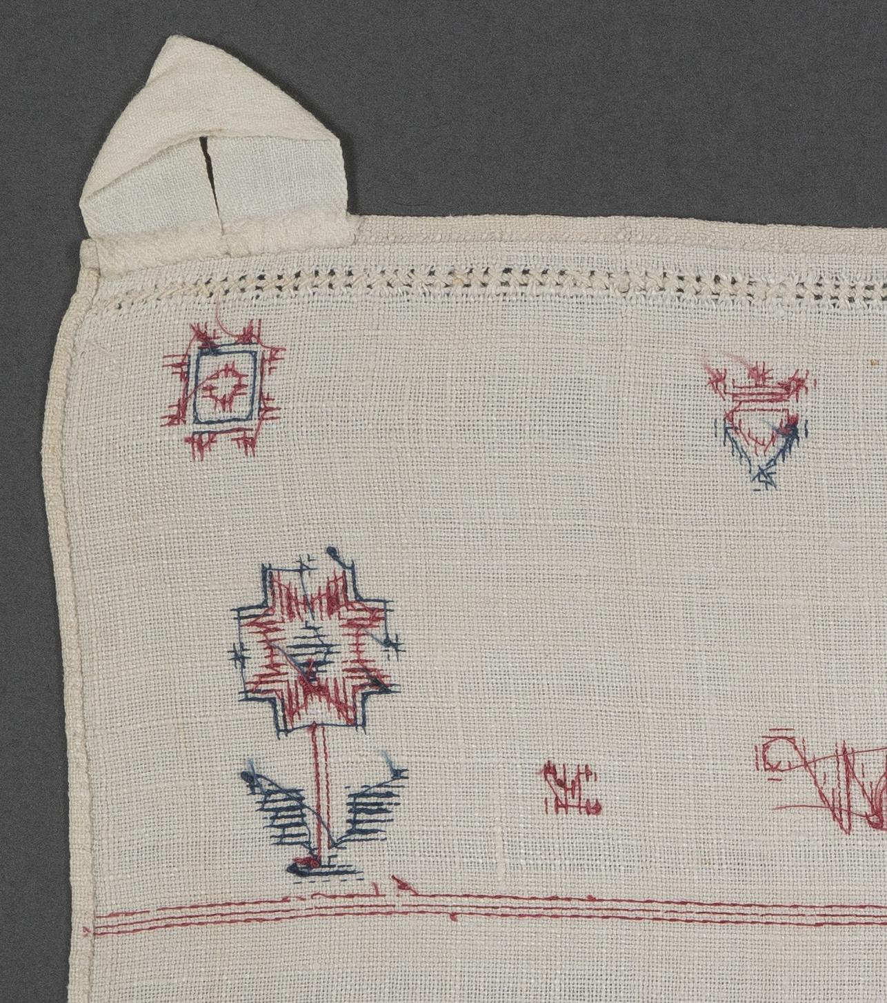 2013.0031.168 Towel, reverse, detail 4