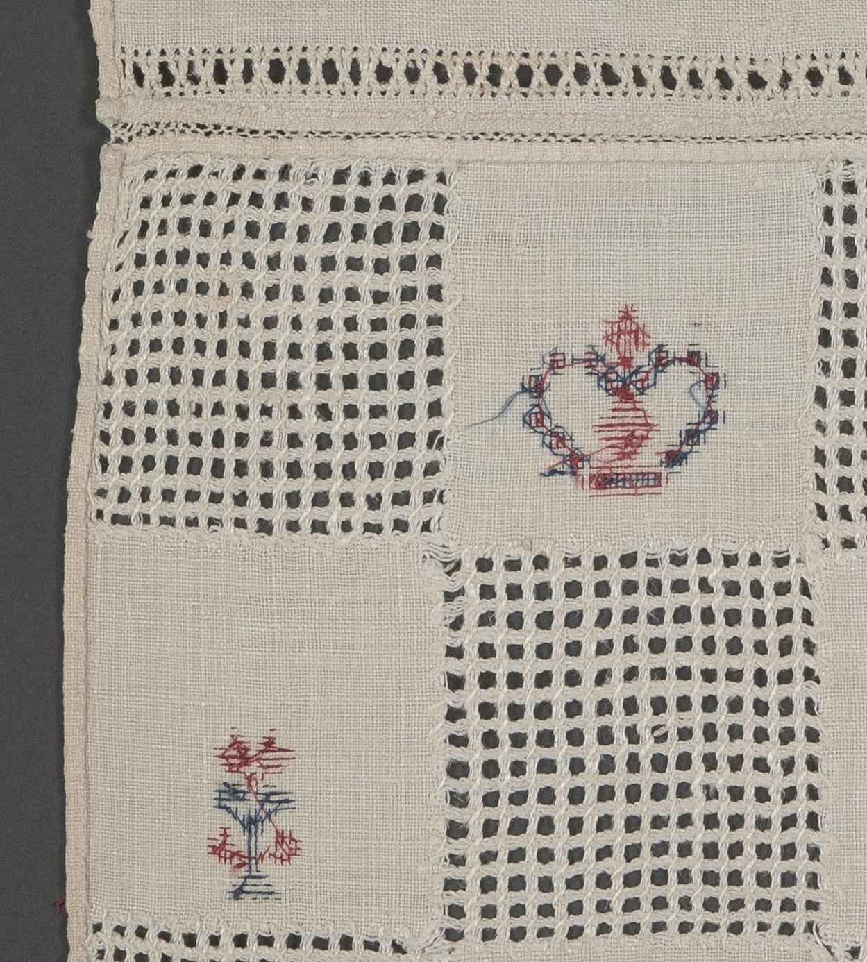 2013.0031.168 Towel, reverse, detail 8