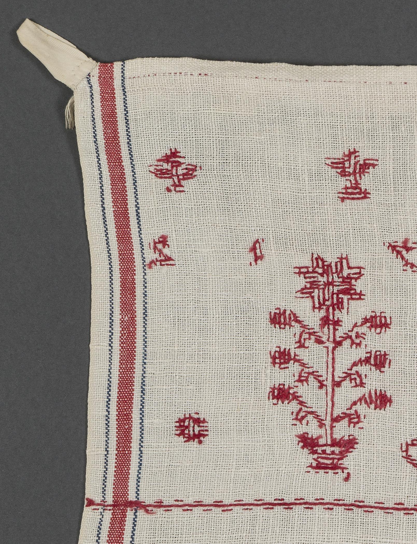 2013.0031.170 Towel, reverse, detail 4