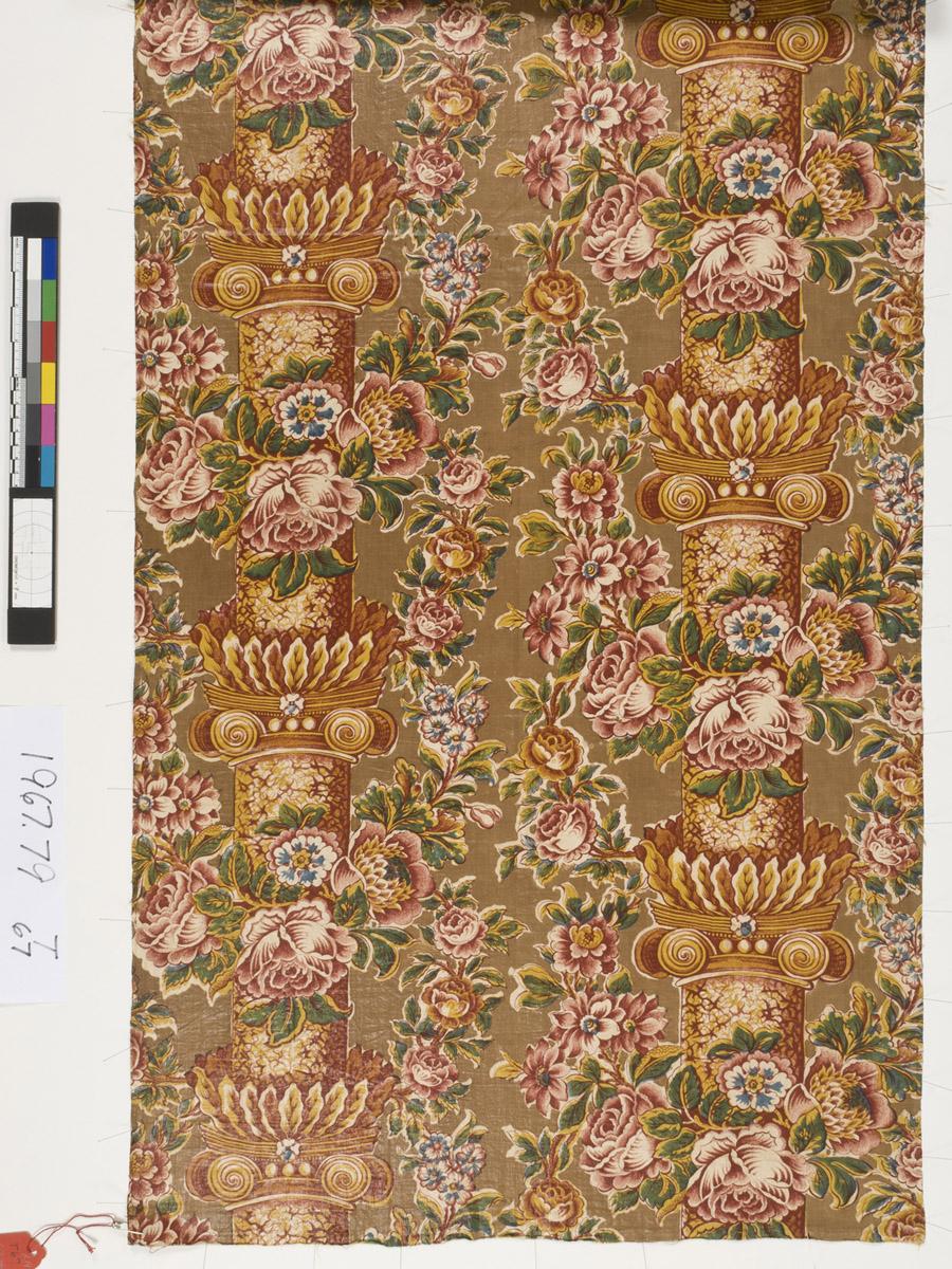 1967.0079 Textile, printed, detail 1