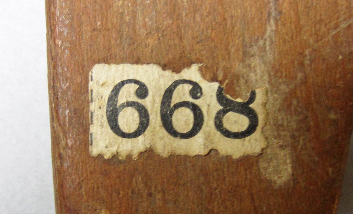 1953.0155.053, Flying shuttle, label