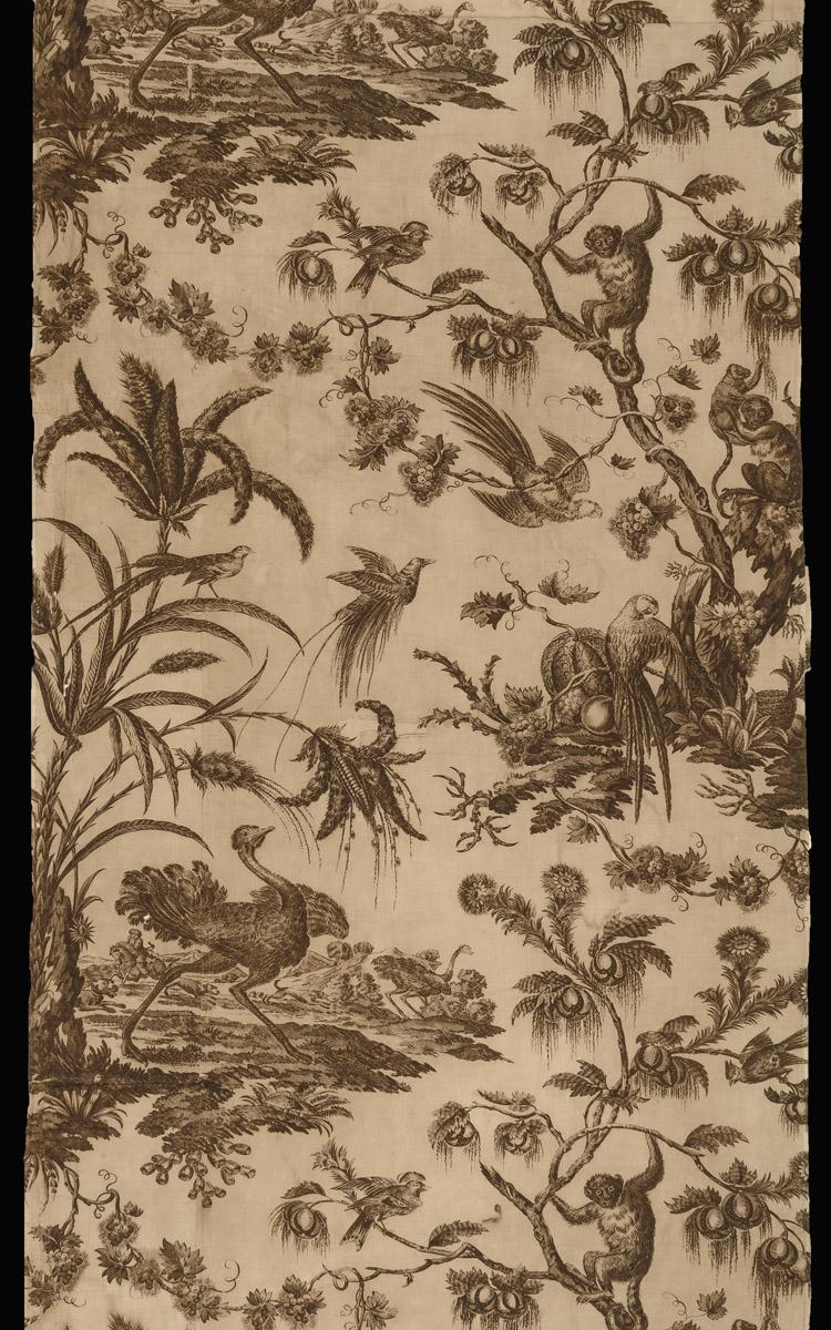 1958.0061.003 B Textile, printed, detail 2