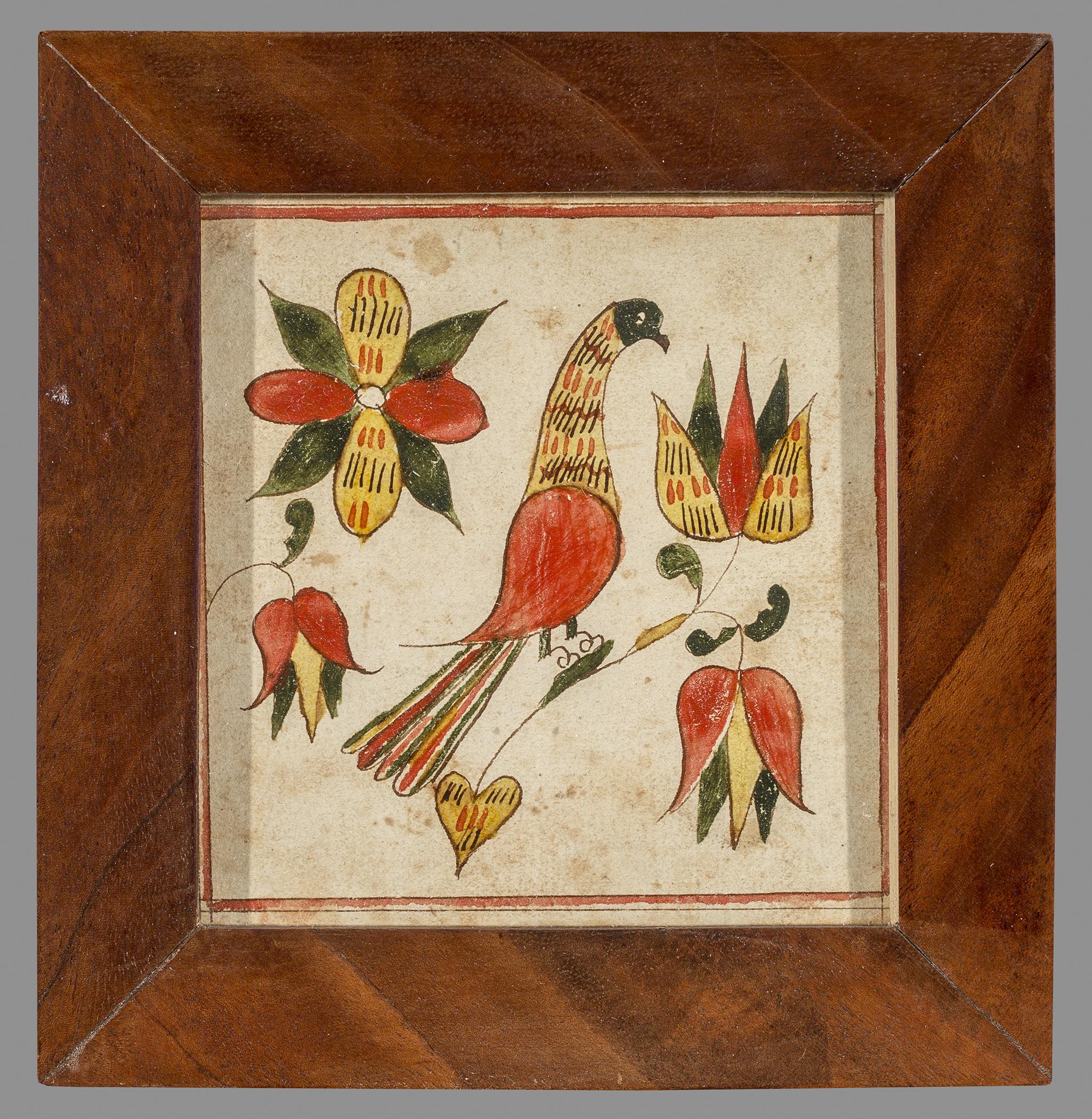 2012.0027.001 A Fraktur, B Frame, view 1