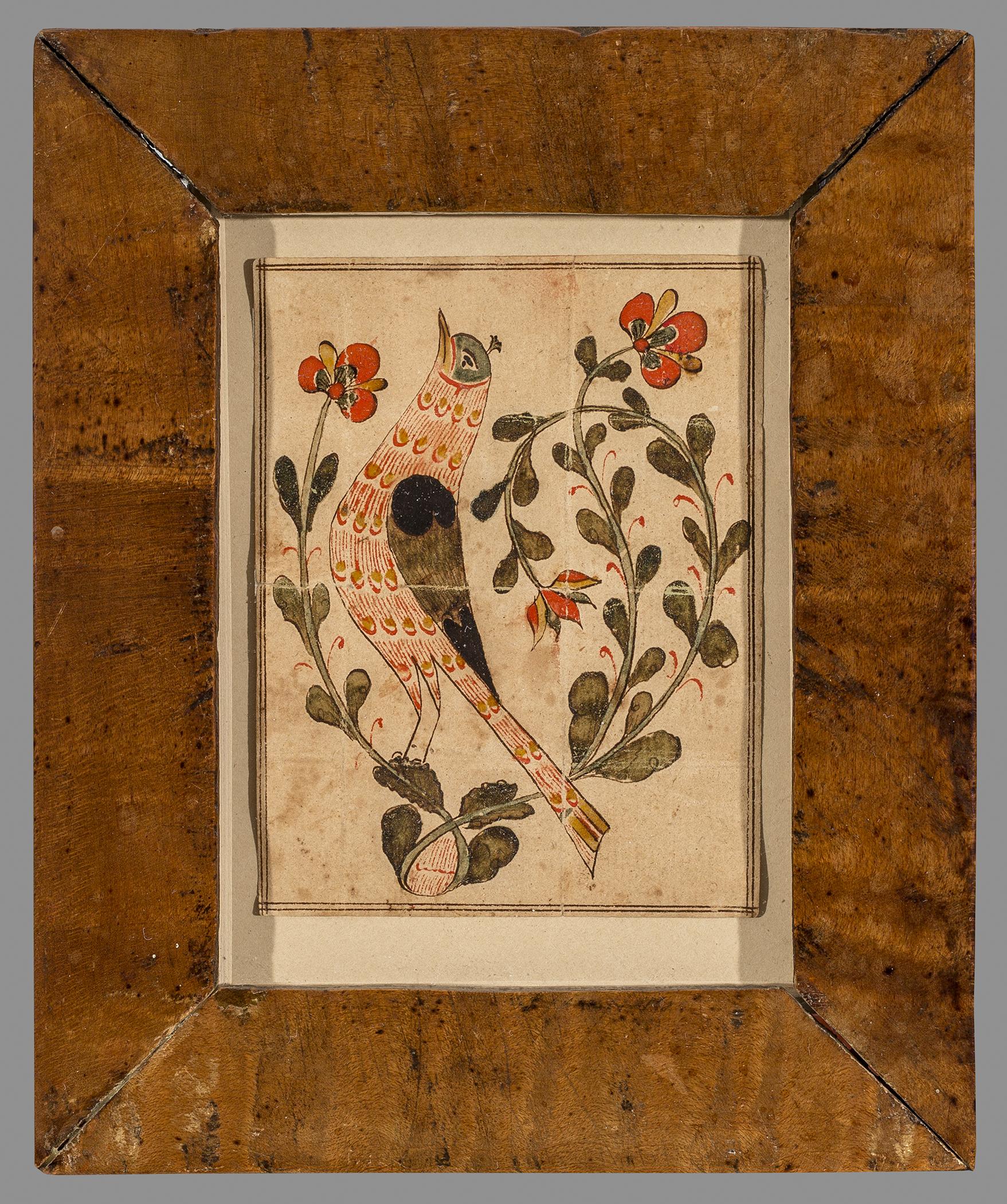 2012.0027.004 A Fraktur, B Frame, view 1