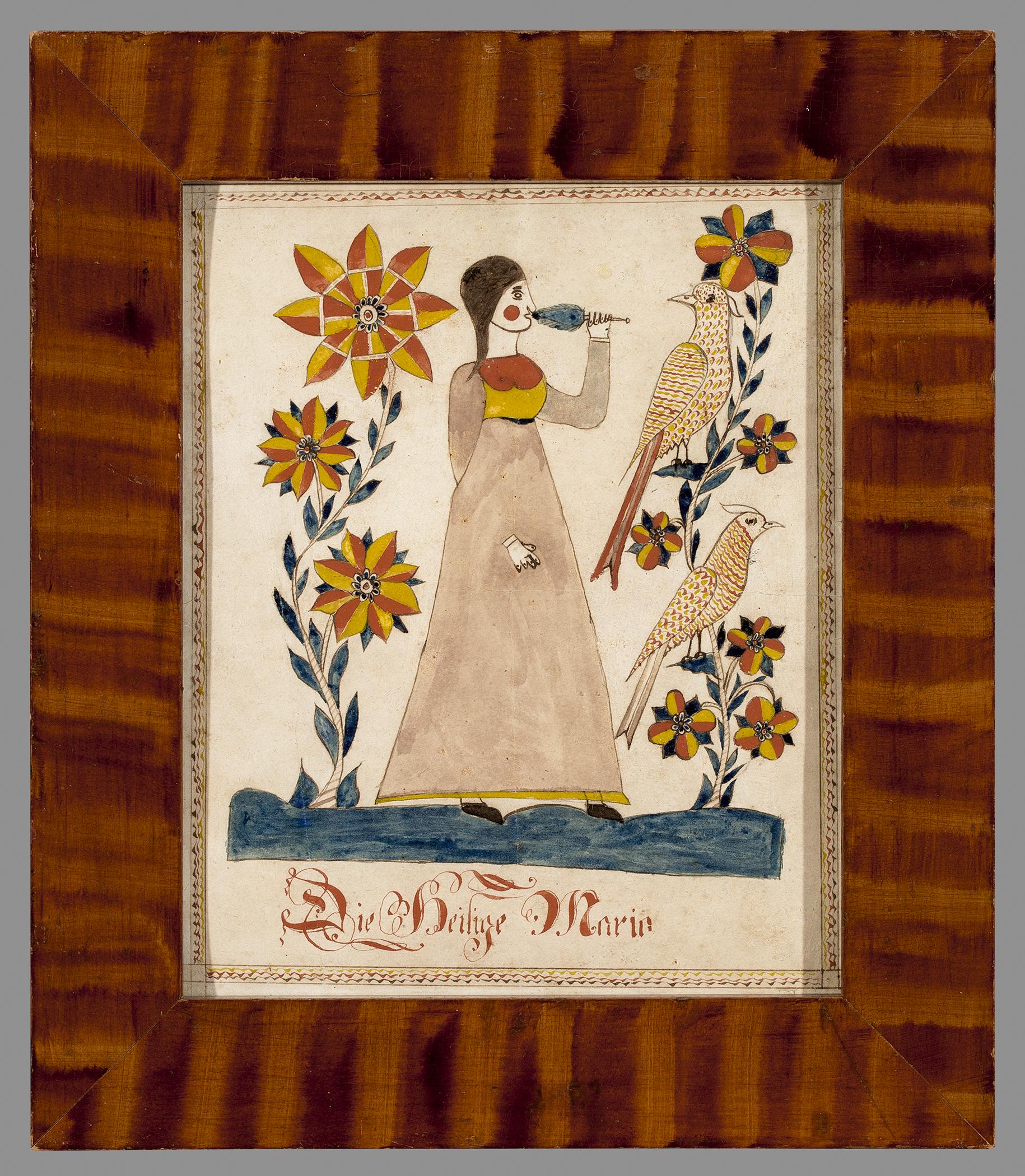 2012.0027.005 A Fraktur, B Frame, view 1