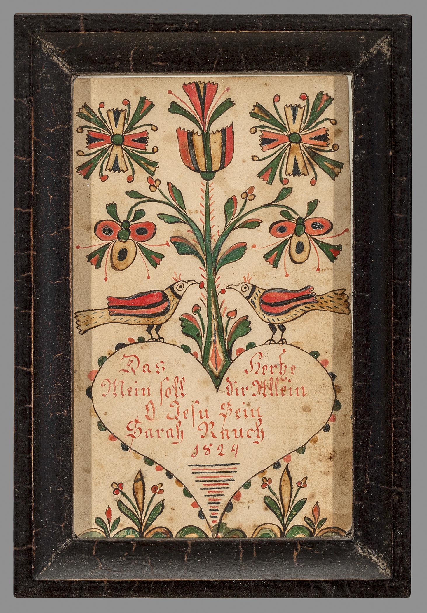 2012.0027.008 A Fraktur, B Frame, view 1