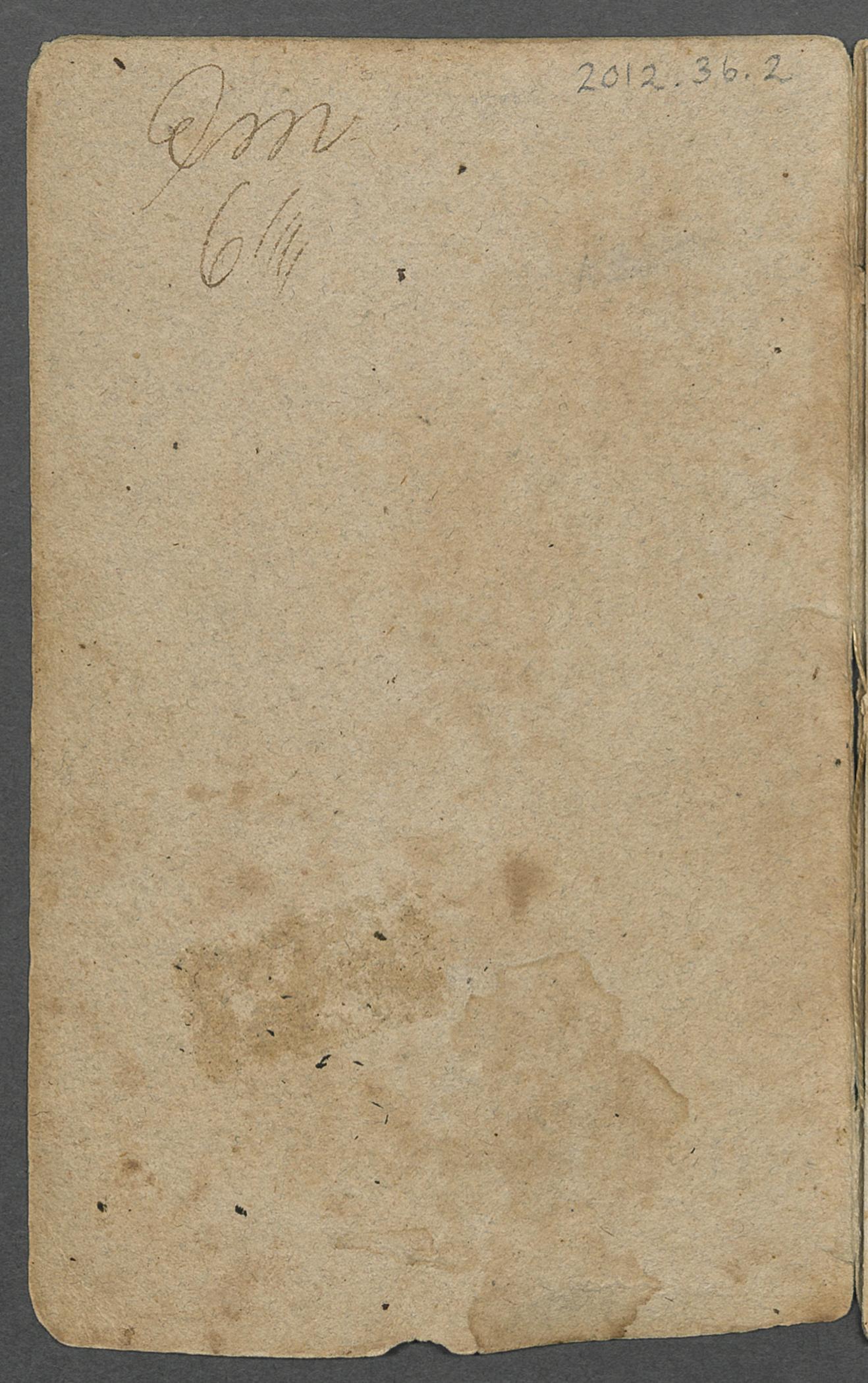 2012.0036.002 Book, Front cover, reverse