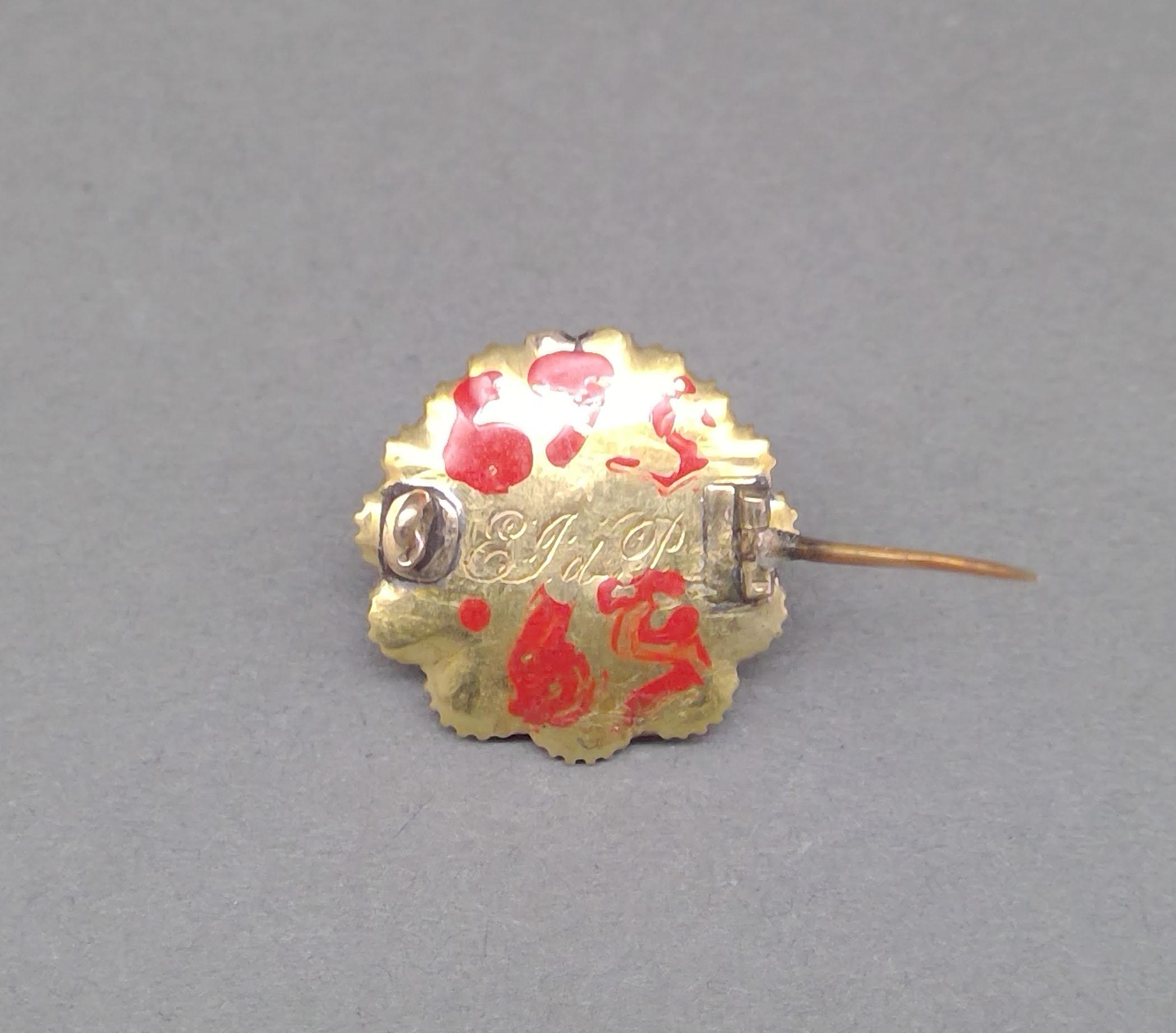 1959.0569 Brooch, Mourning brooch or pin, view 2