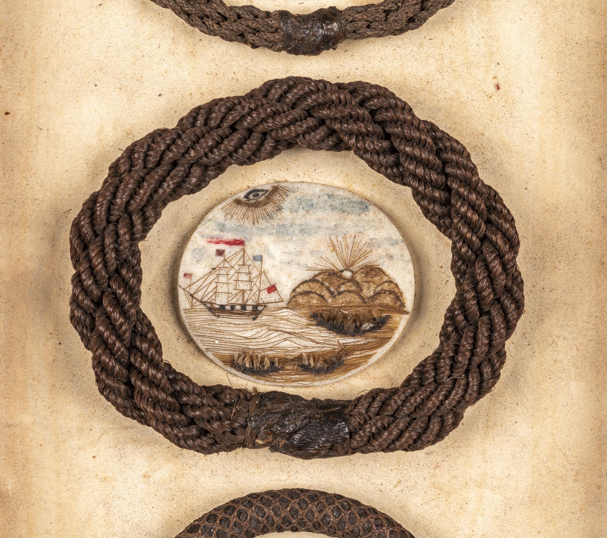 1959.0580 D Tray, detail 4, before conservation treatment