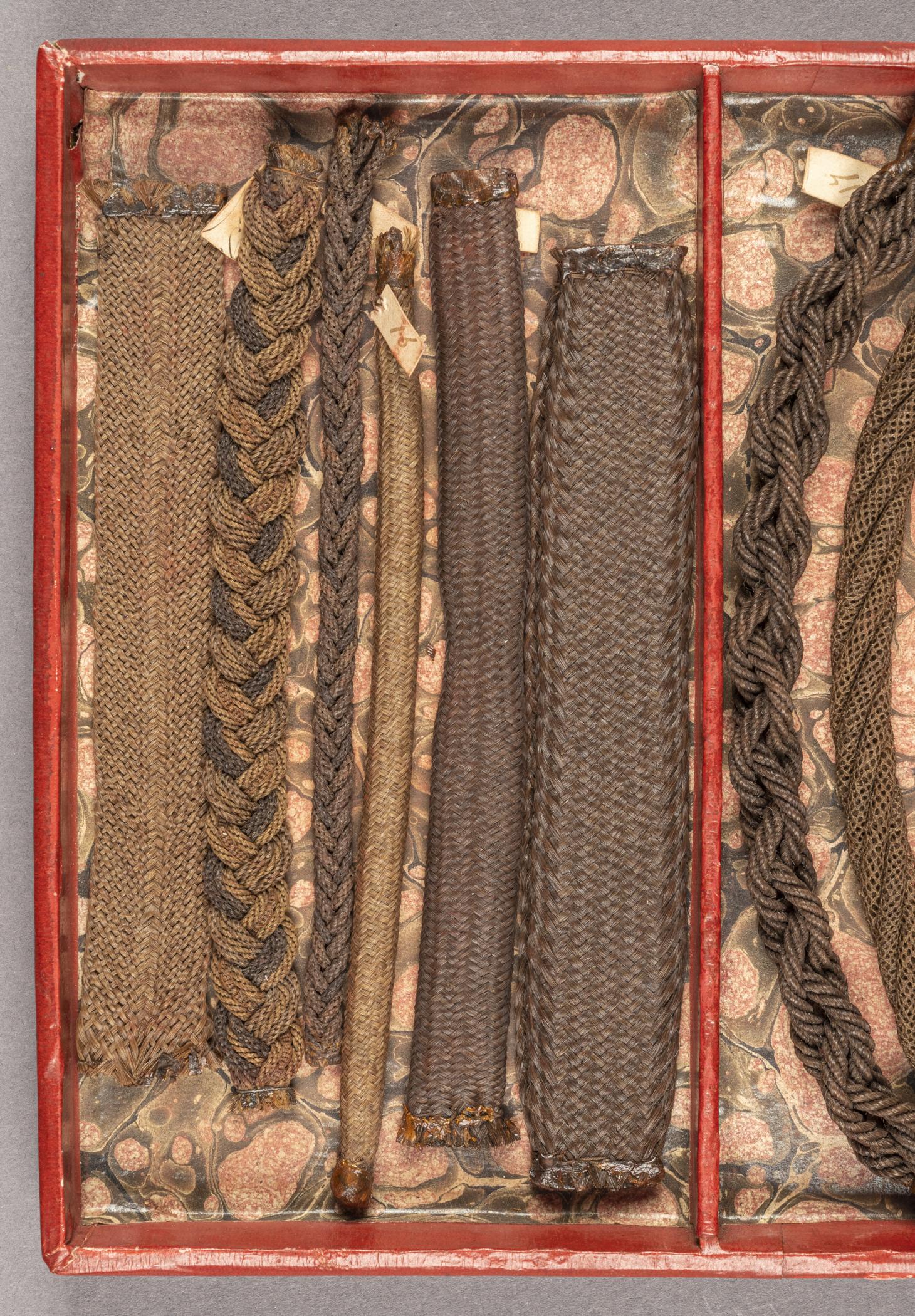 1959.0580 E Tray, detail 1, before conservation treatment