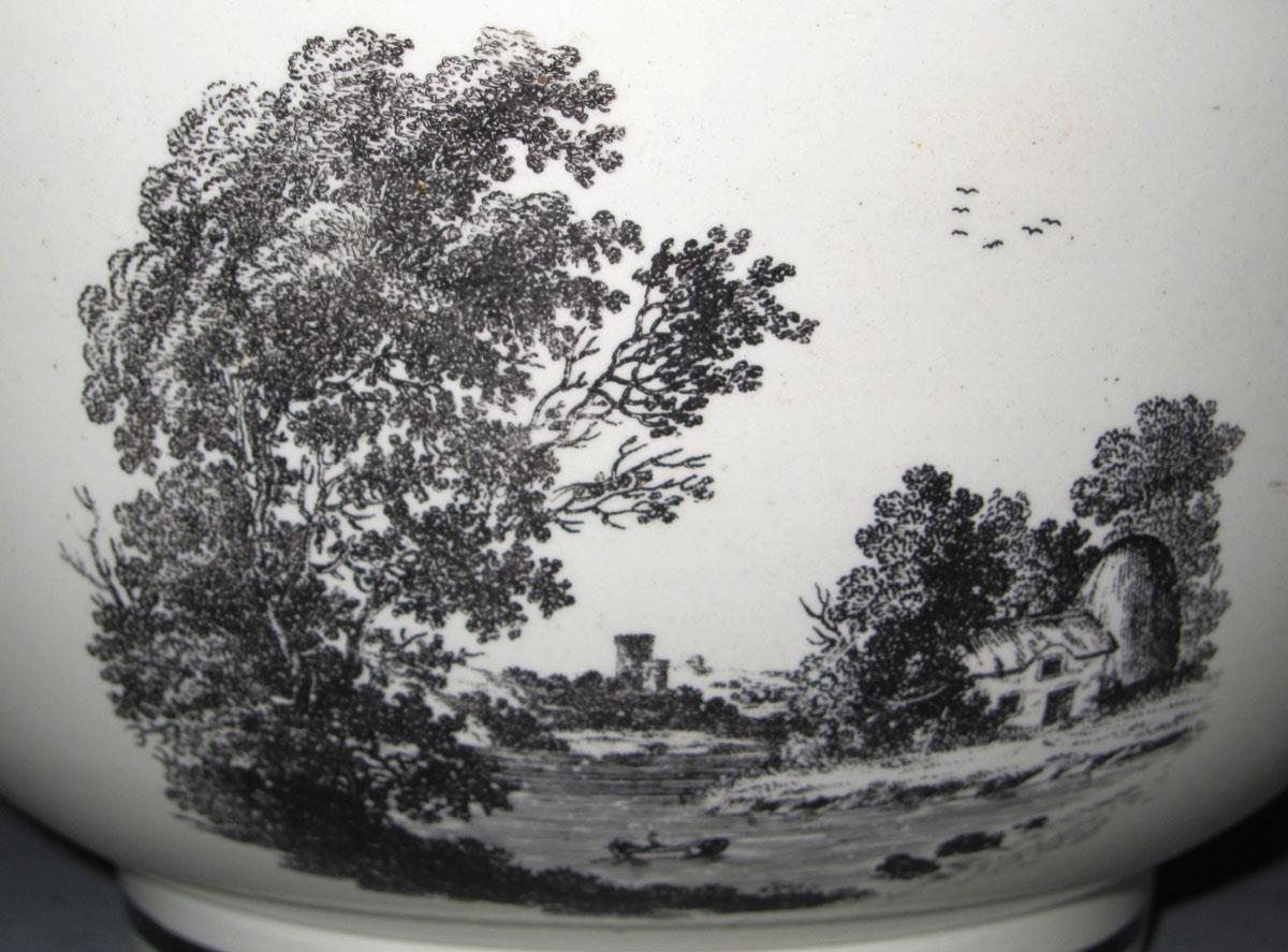 1959.0583 Creamware bowl profile three detail