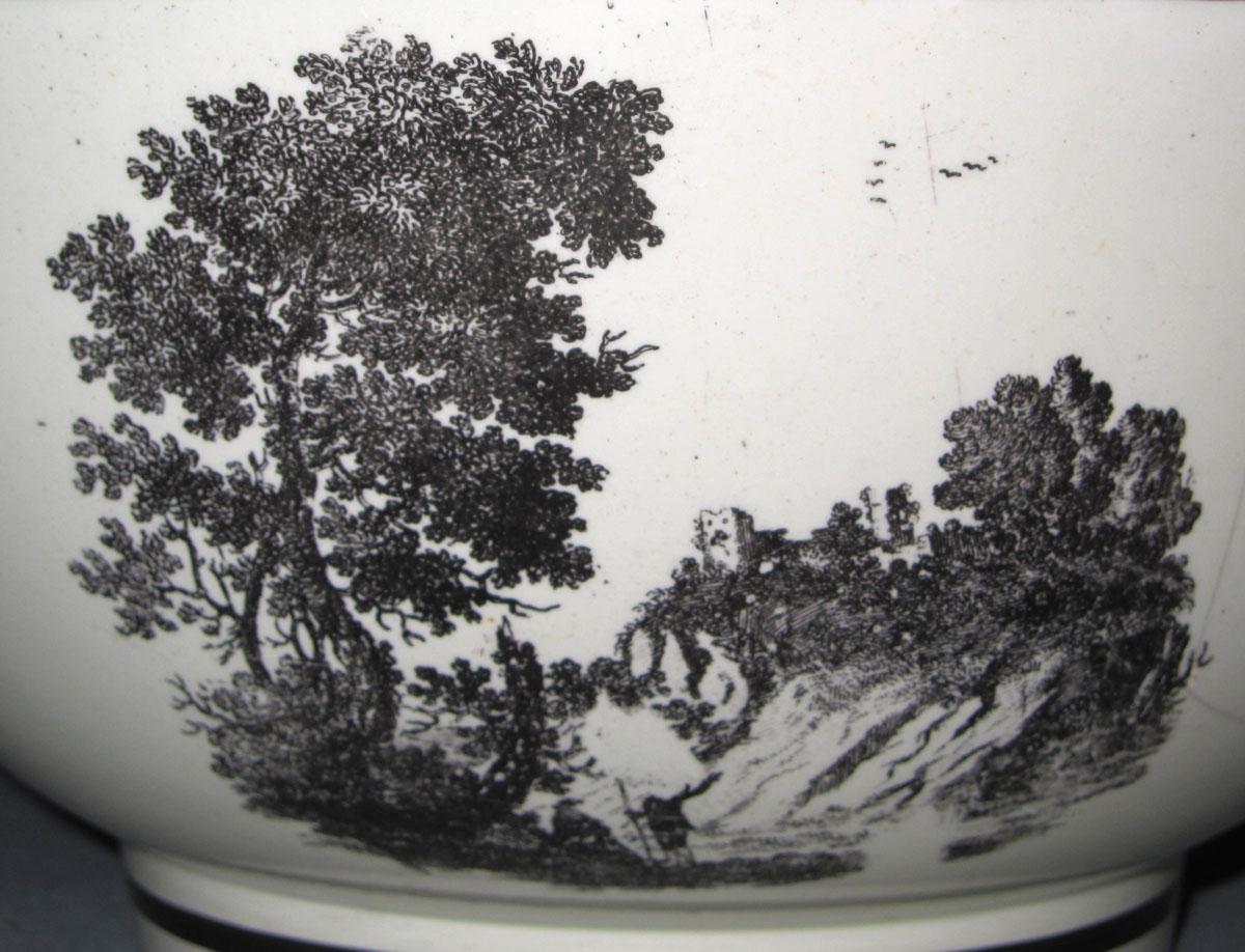 1959.0583 Creamware bowl profile four detail