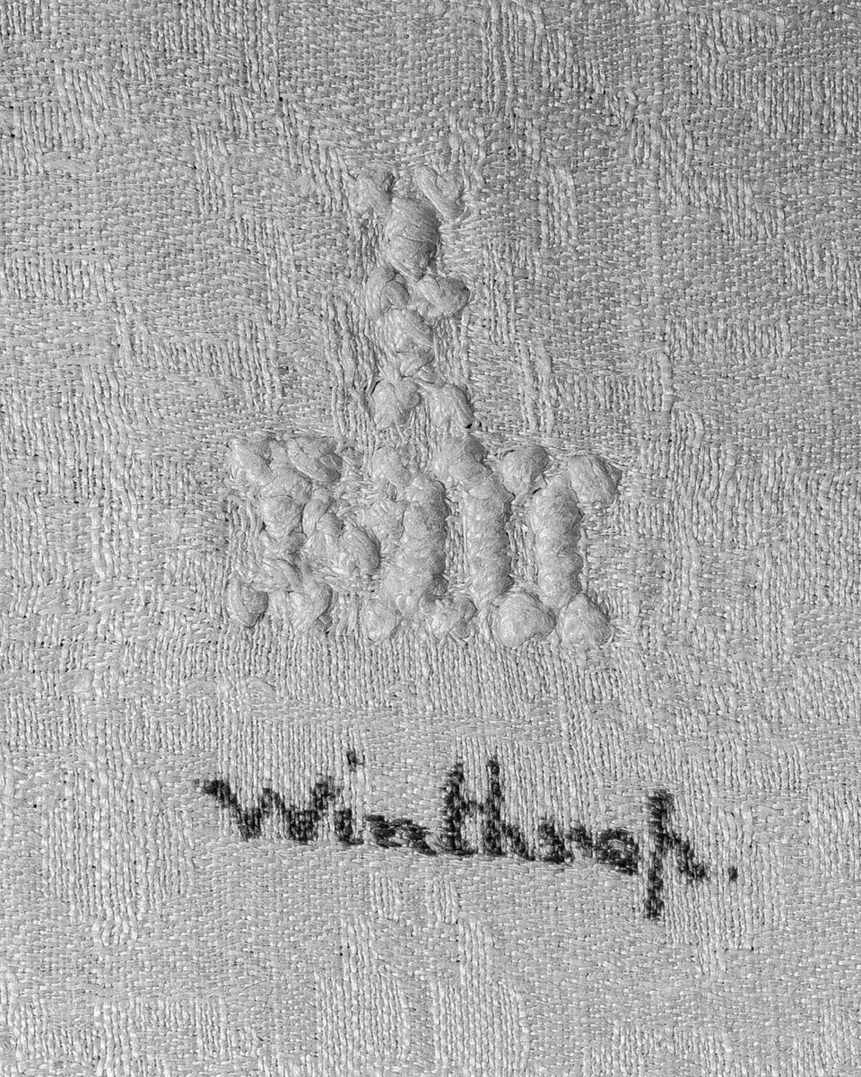 2012.0030 Napkin, detail 2