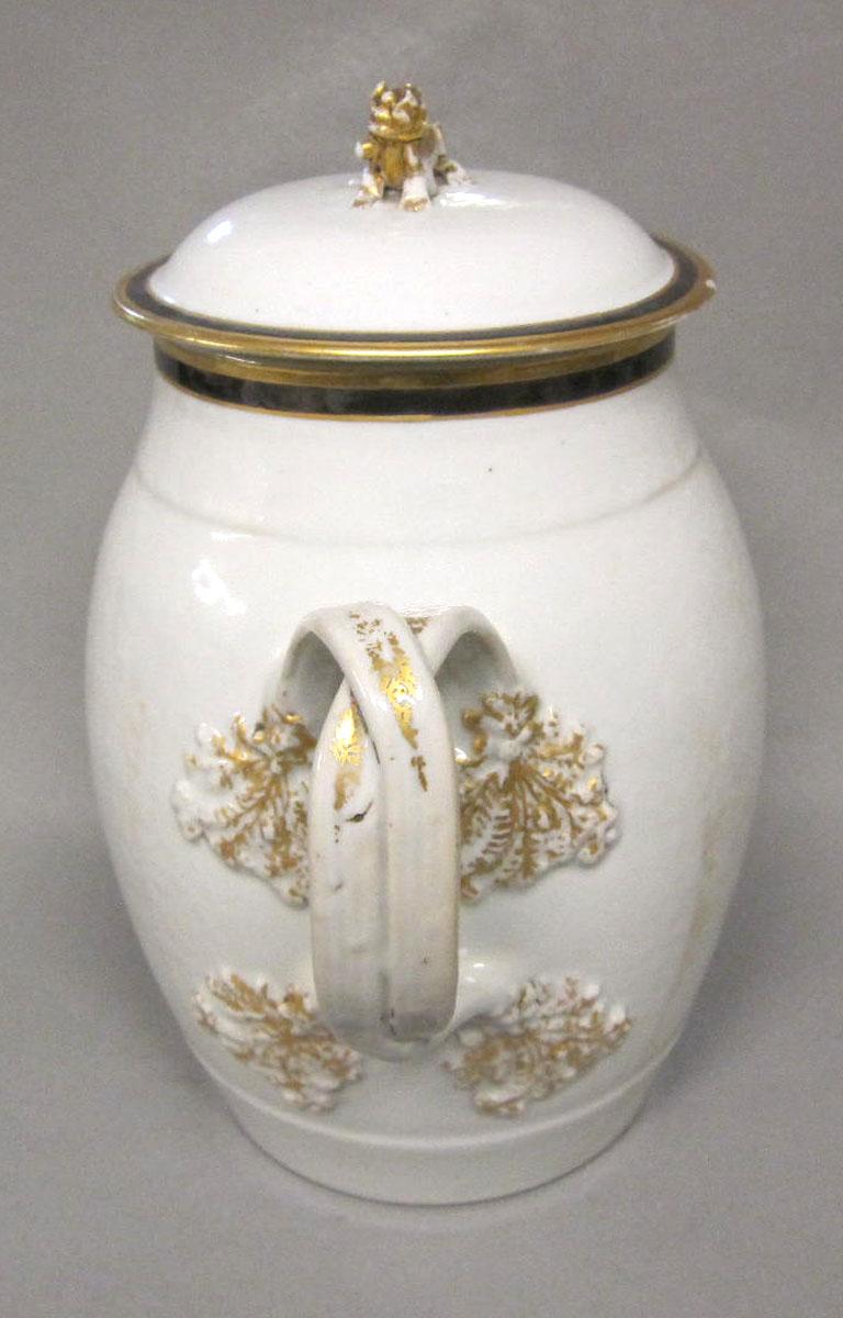 1959.0619 A,B Porcelain pitcher handle