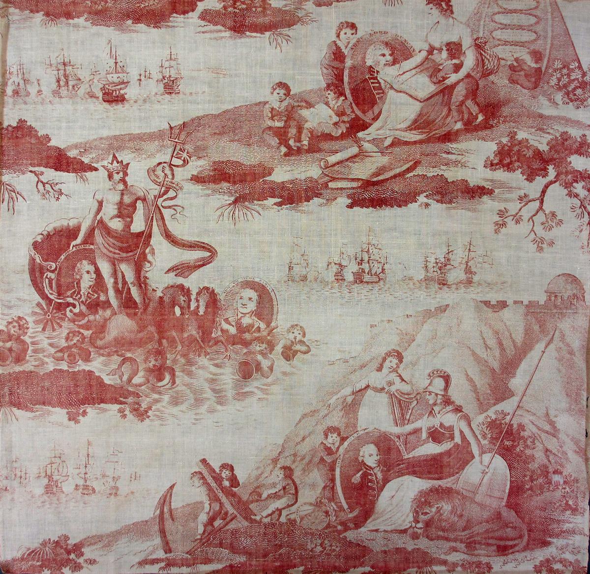 T2151 textile, printed design repeat