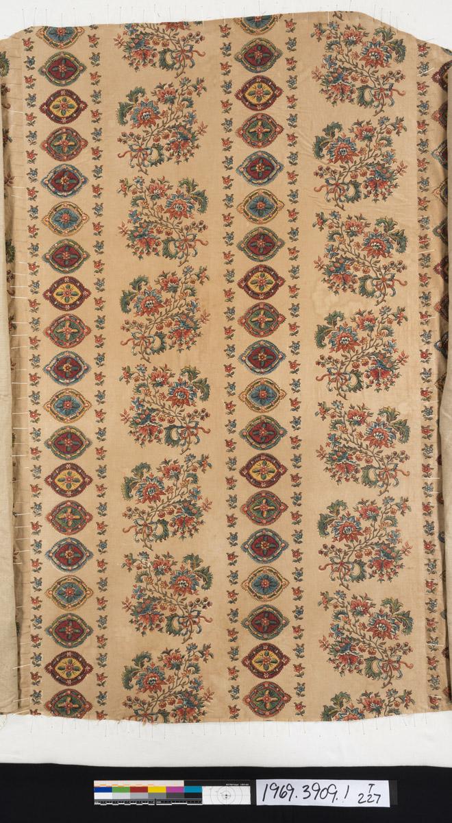 1969.3909.001 Textile, printed, detail 1