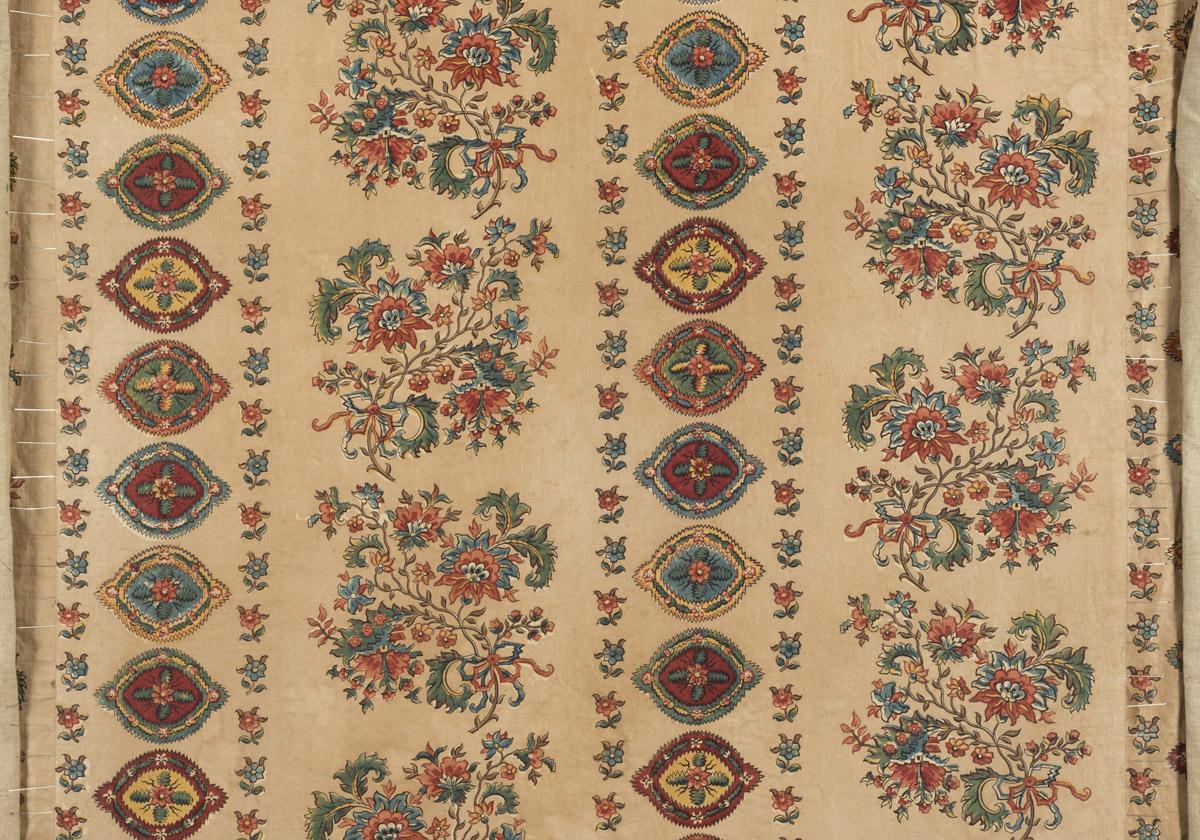 1969.3909.001 Textile, printed, detail 4