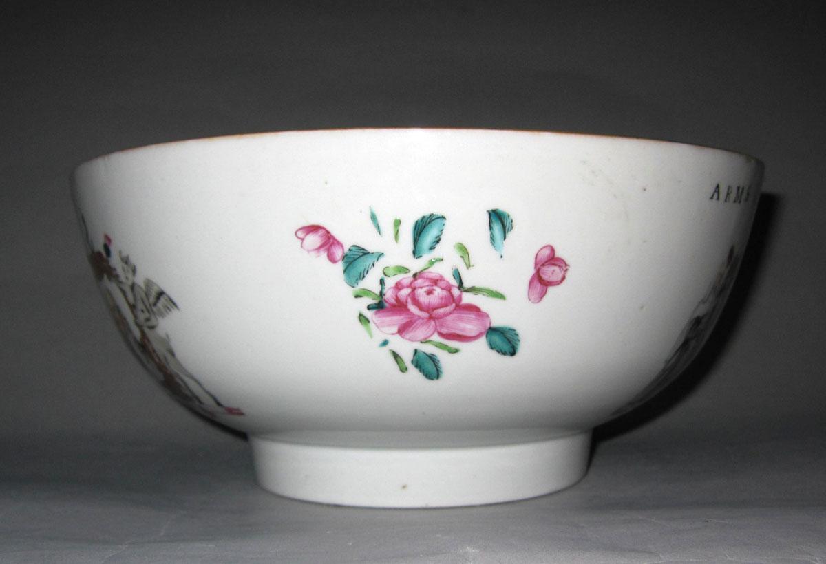 1959.0652 Porcelain punch bowl face two