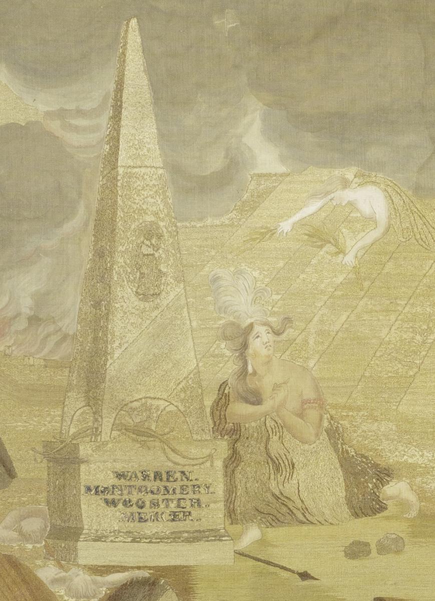 1959.0663 A Needlework Picture, Detail 2