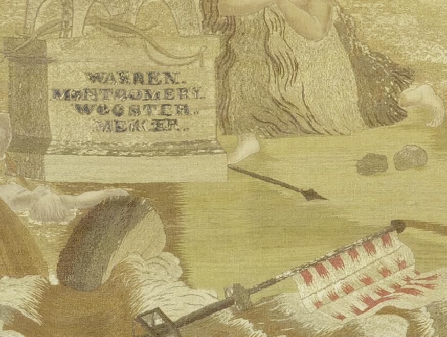 1959.0663 A Needlework Picture, Detail 8