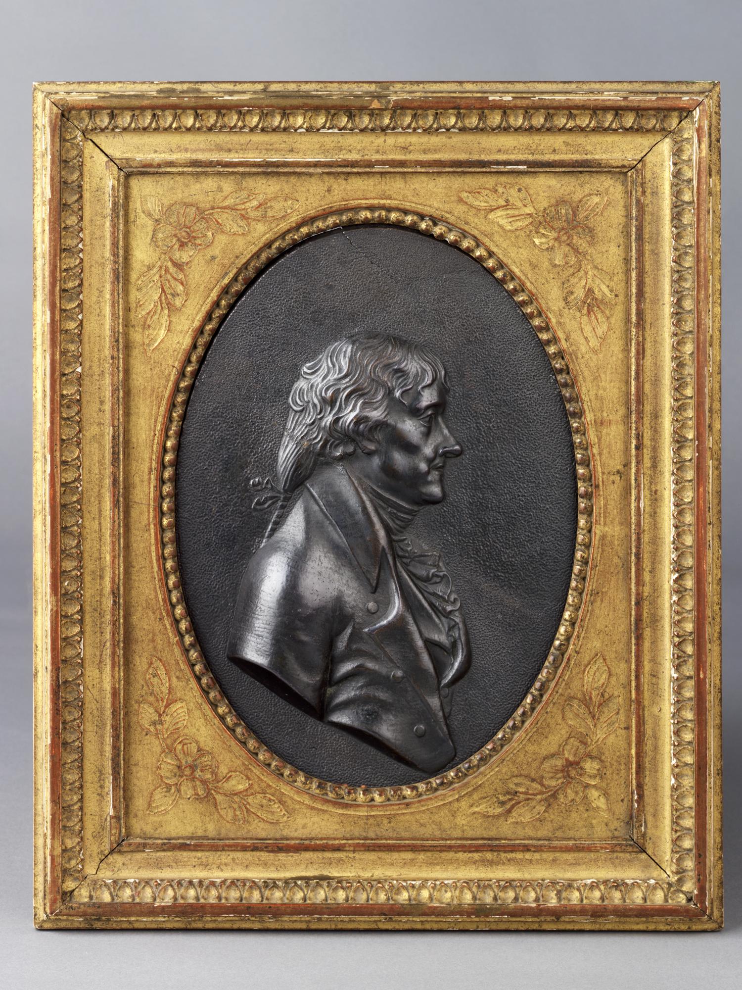 1959.0664 A, B Plaque and Frame