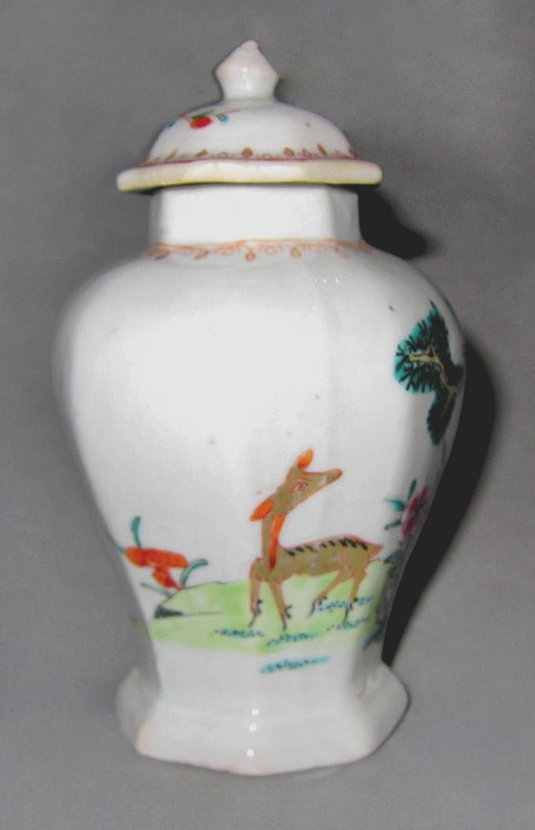 1953.0156.011 A, B Porcelain tea cannister side