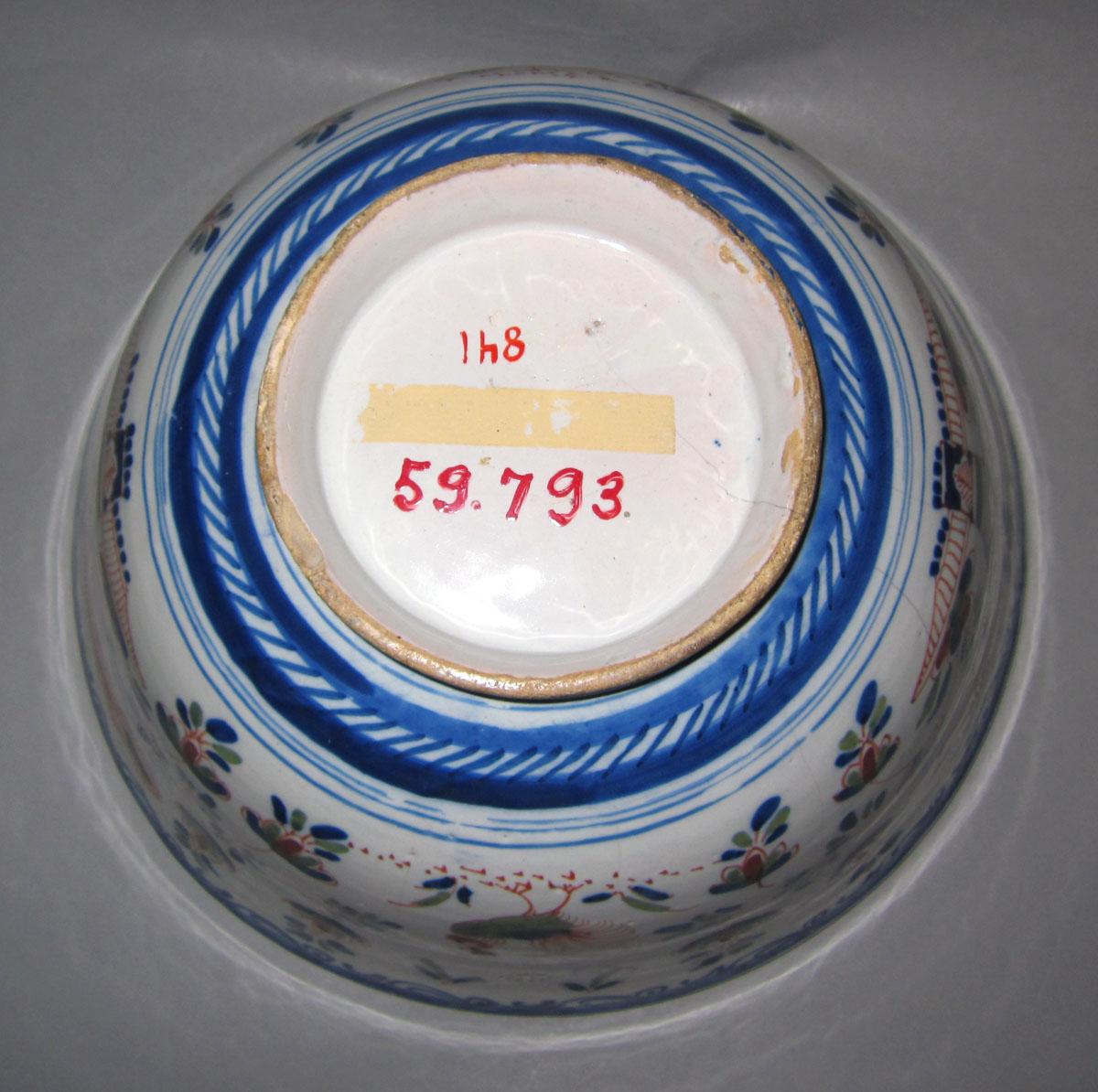 1959.0793 Delft bowl underside
