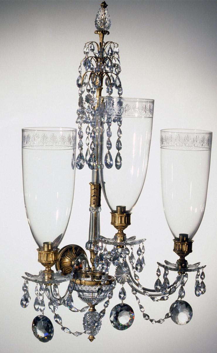 1959.0817, .0818 Glass sconces