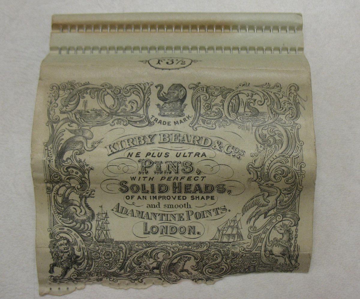 2013.0001 Pin packet, view 2
