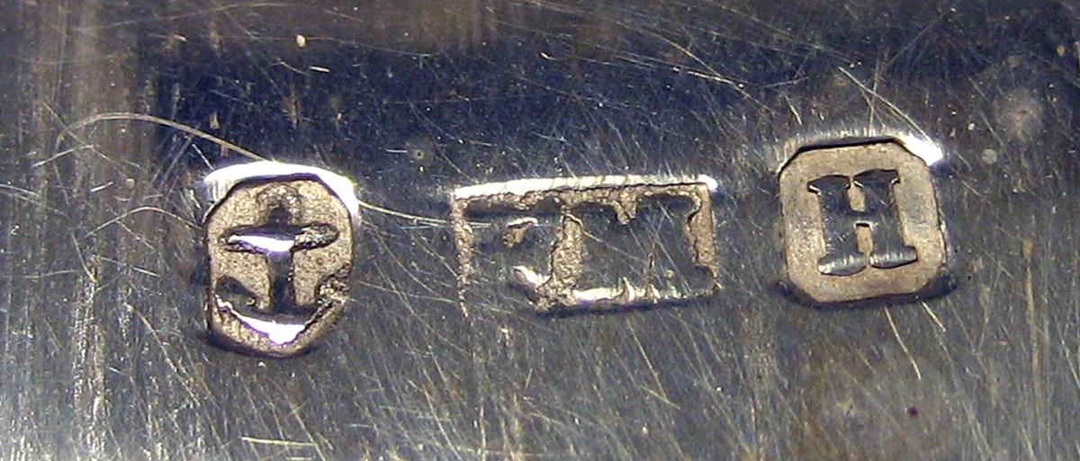 1964.0064 A-C Silver Nutmeg Grater mark 1