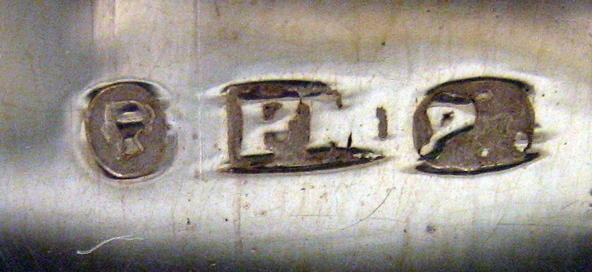 1964.0064 A-C Silver Nutmeg Grater mark 2