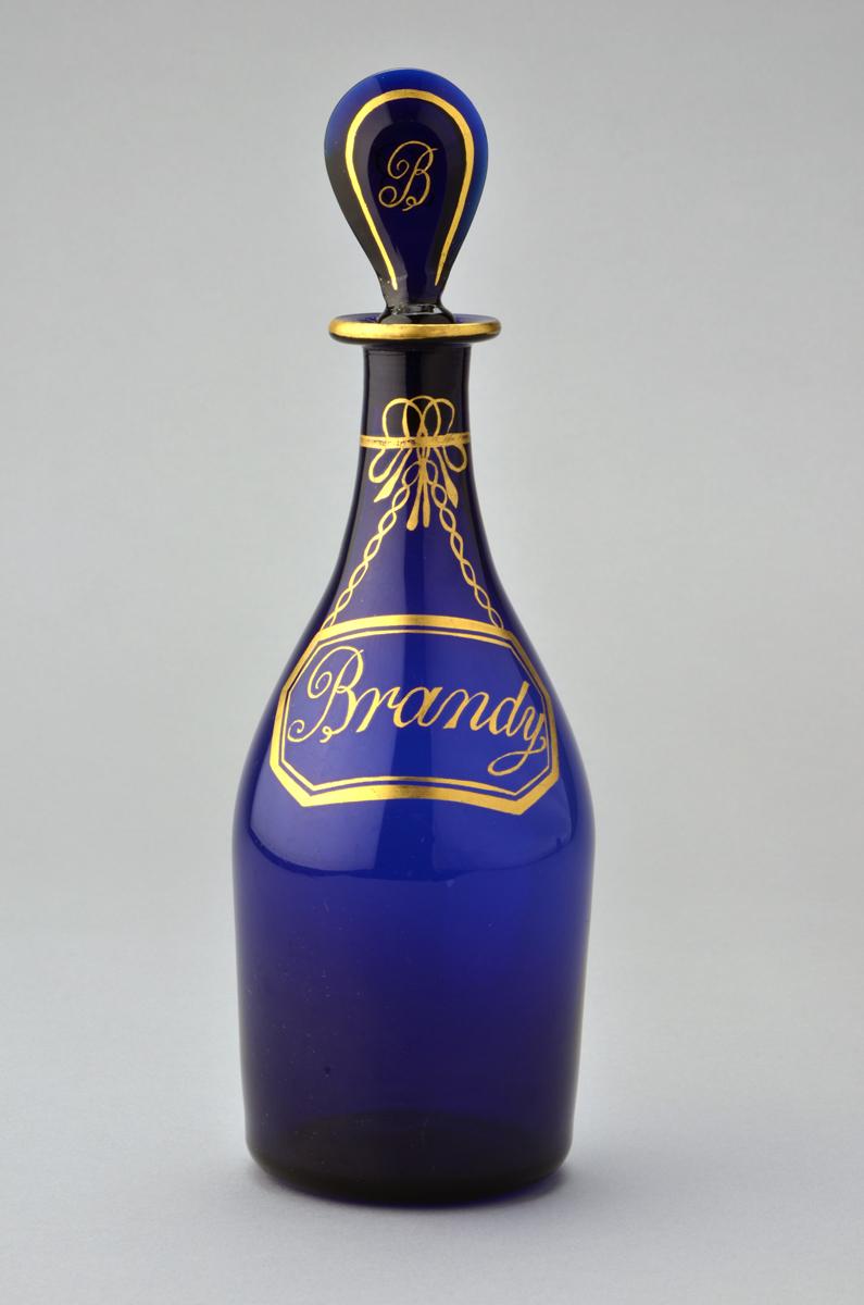 2012.0039.002.001 A, B Brandy decanter