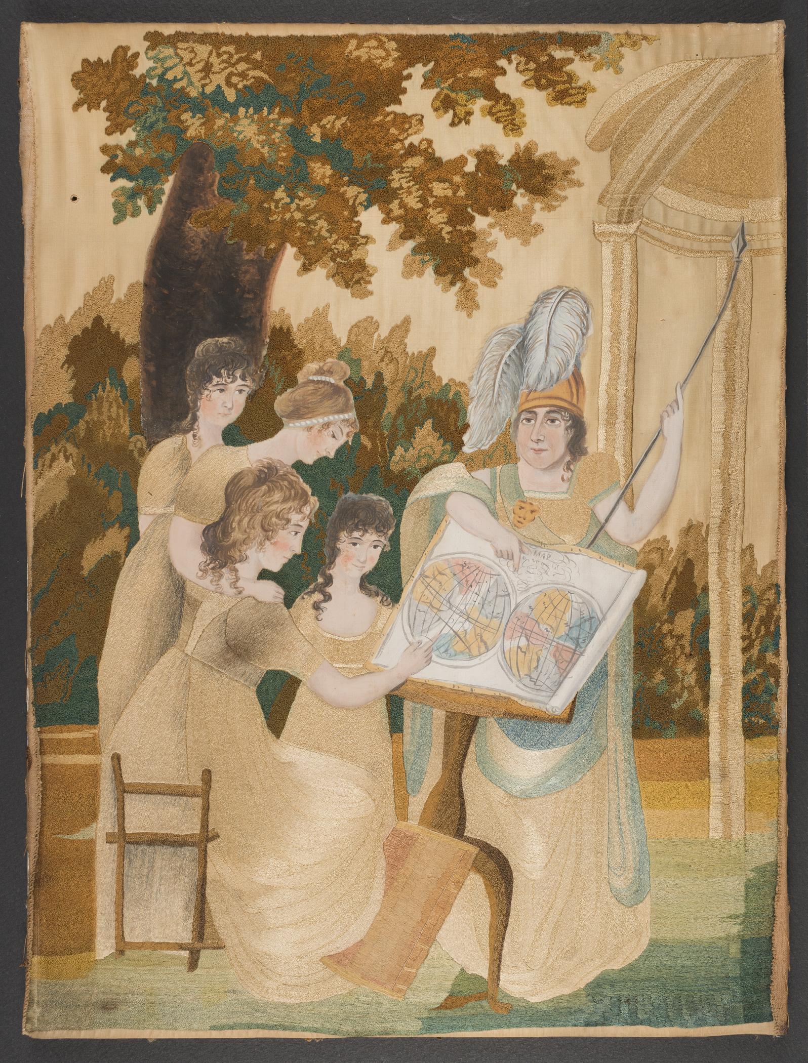 2013.0002.001 A Needlework picture, view 1, crop